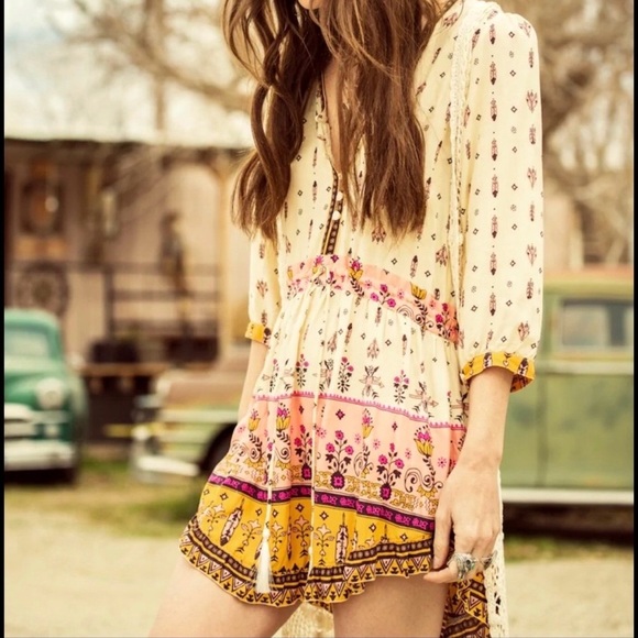 Spell & the gypsy collective desert wanderer romper playsuit M RARE HTF vintage - Picture 4 of 11